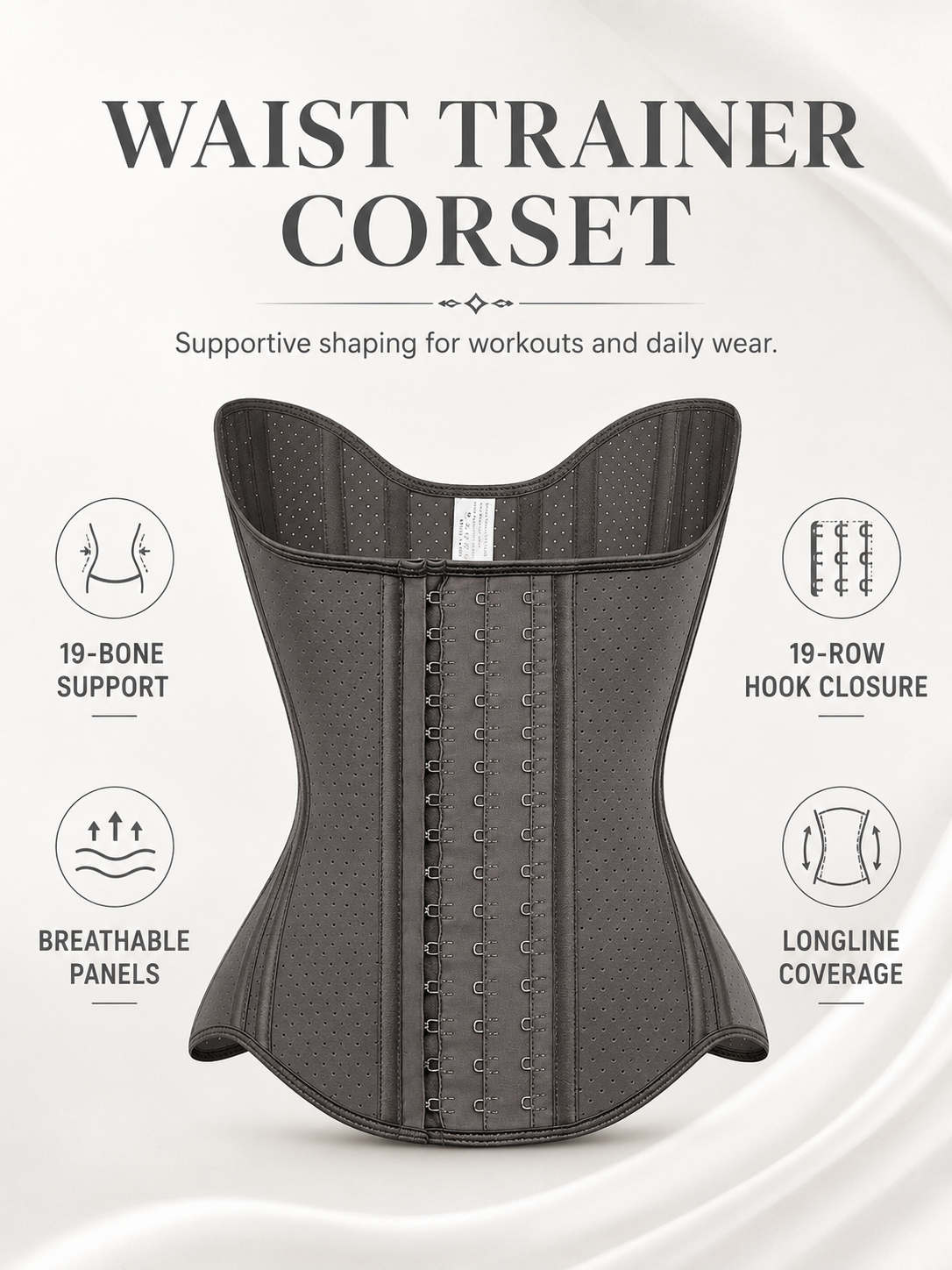 Women’s Latex Waist Trainer Corset