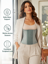 Women’s Waist Trainer Corset with Built-In Boning