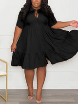Button Down Shirt Dress - View 10 | Lwiis