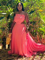 Ruffle Halter Maxi Dress - View 7 | Lwiis
