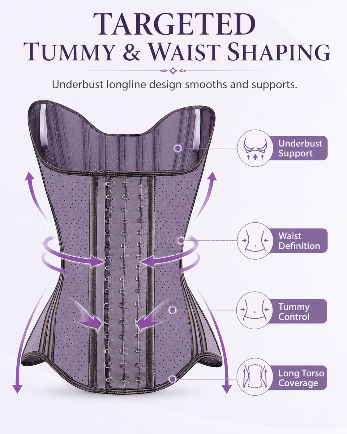 Women’s Latex Waist Trainer Corset