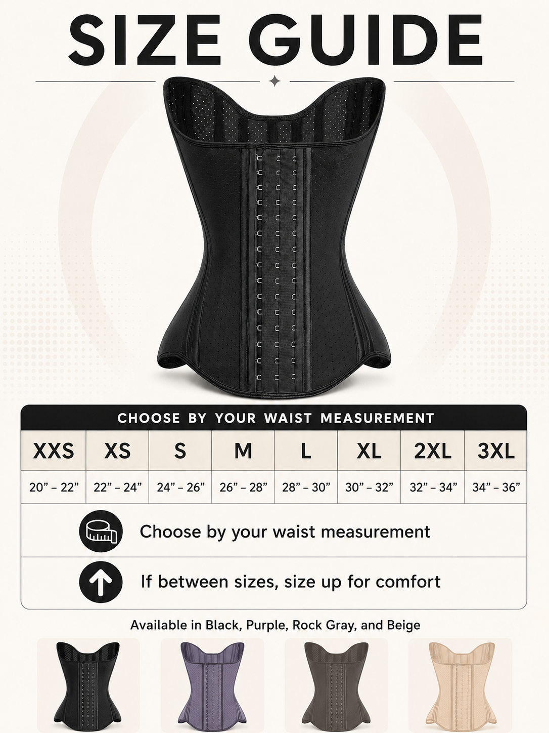 Women’s Latex Waist Trainer Corset
