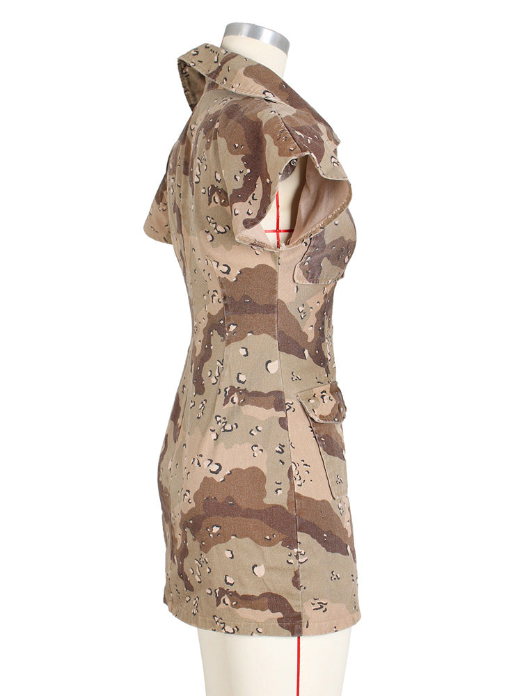 Sleeveless shirt dress with pockets - View 9 | Lwiis