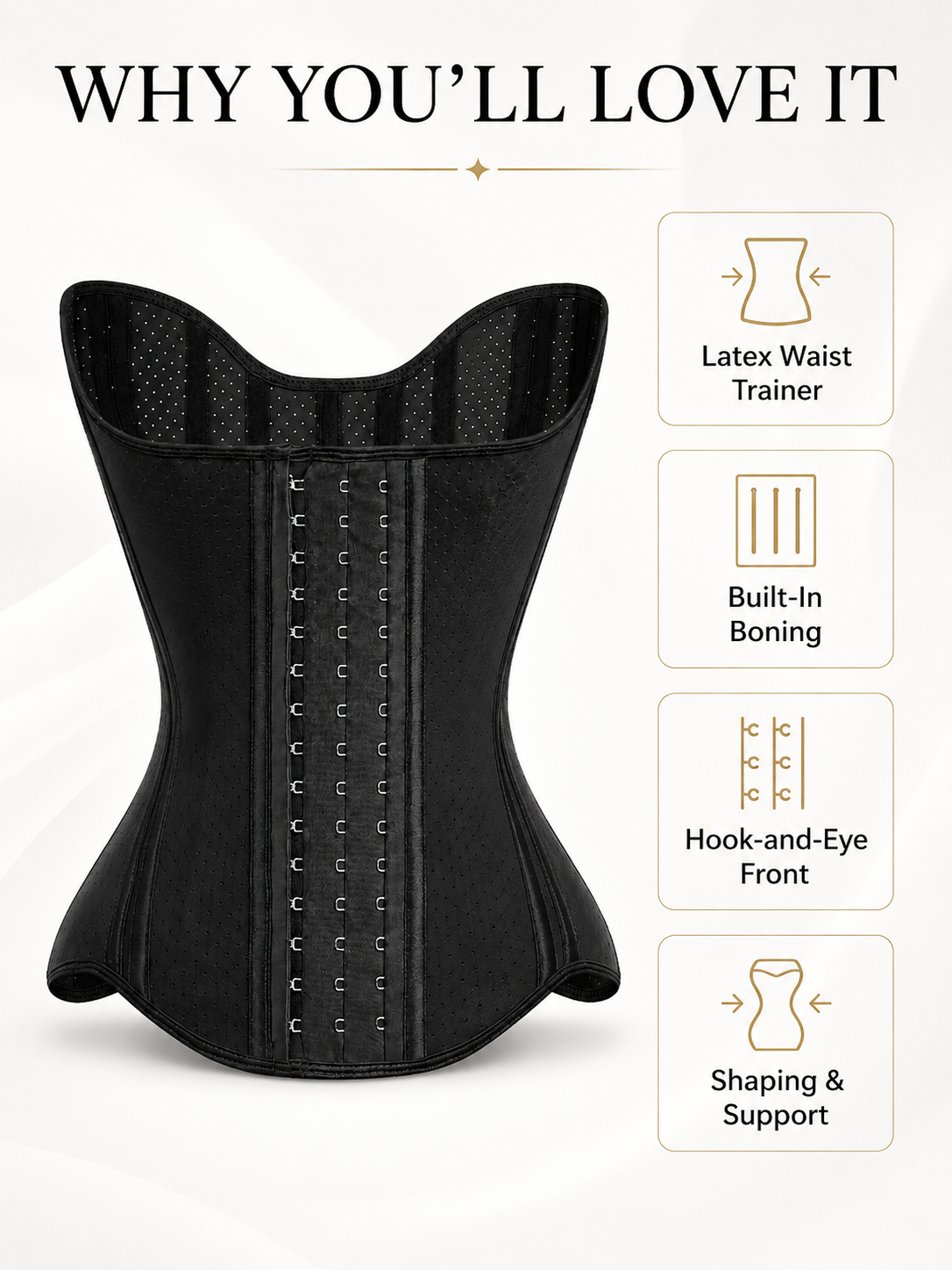 Women’s Latex Waist Trainer Corset
