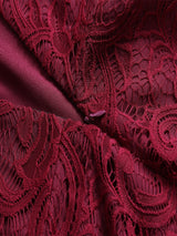 Sleeveless lace party dress - View 10 | Lwiis