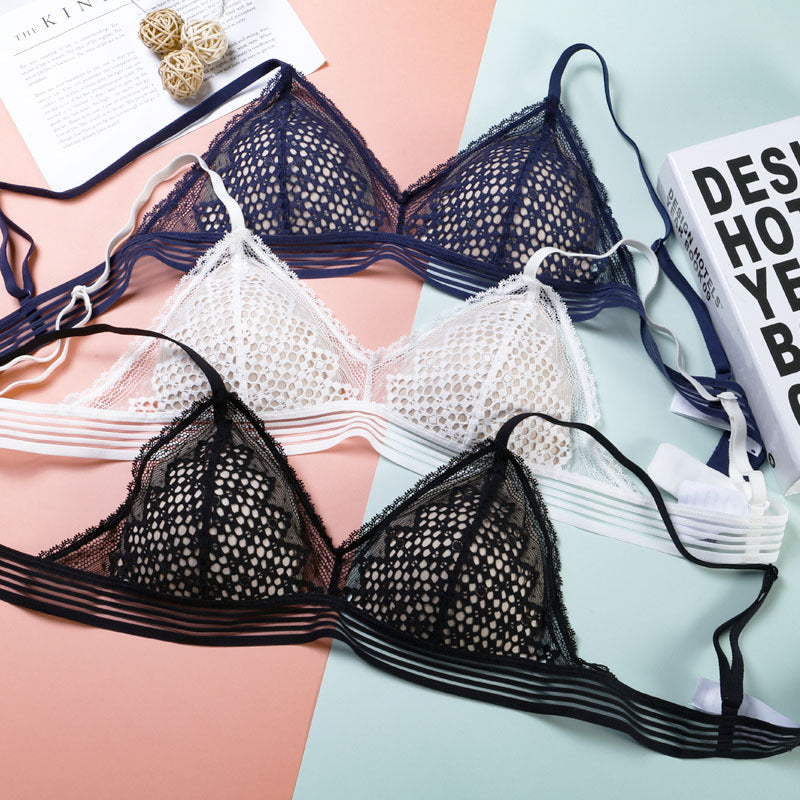 Mesh Cutout Lace Lingerie Set
