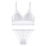New U-Shaped Sexy Lace Thin Lingerie Set