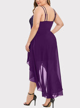 High Low Sequin Maxi Dress - View 8 | Lwiis