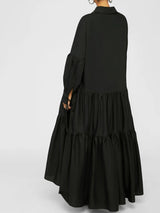 Maxi shirt dress with belt - View 6 | Lwiis