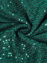 Elegant sequined mermaid maxi dress - View 8 | Lwiis
