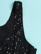 Elegant sequined mermaid maxi dress - View 21 | Lwiis