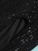 Elegant sequined mermaid maxi dress - View 22 | Lwiis