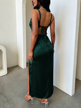 Elegant lace maxi dress - View 10 | Lwiis