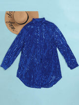 Sequin shirt dress - View 20 | Lwiis