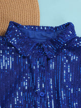 Sequin shirt dress - View 21 | Lwiis
