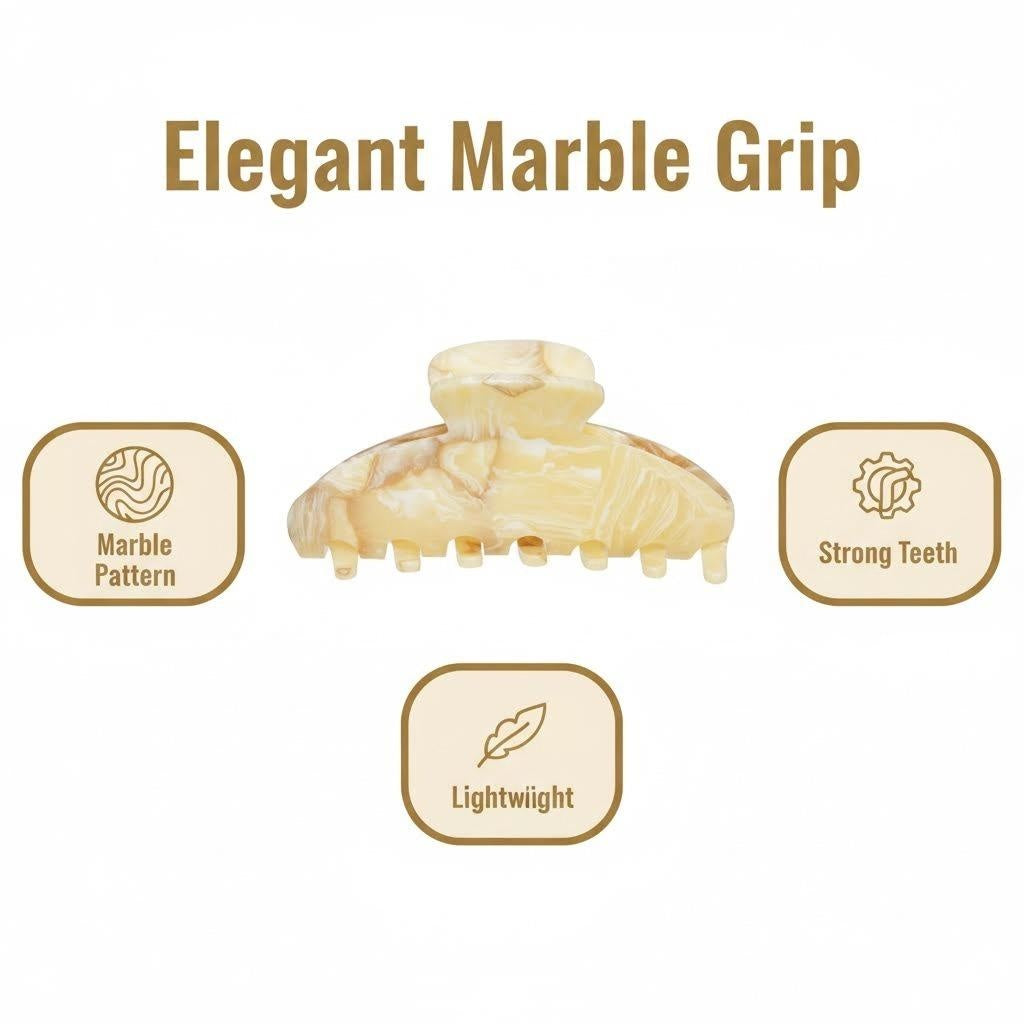 Product features: Marble pattern, strong teeth, lightweight