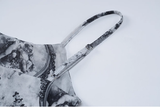 Women's Irregular Tie-Dye Print Maxi Dress