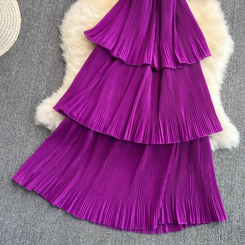 Off-the-shoulder ruffle maxi dress - View 10 | Lwiis