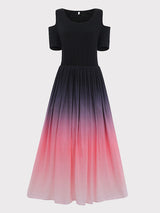 Ombre Maxi Dress - View 14 | Lwiis