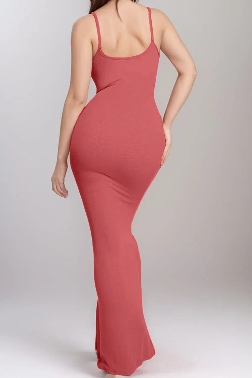 Sleeveless maxi dress with built-in shapewear - View 9 | Lwiis