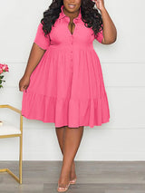 Button Down Shirt Dress - View 18 | Lwiis