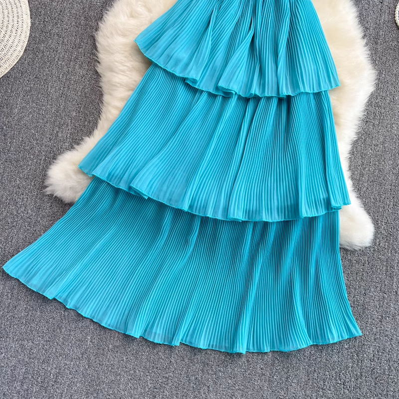 Off-the-shoulder ruffle maxi dress - View 6 | Lwiis