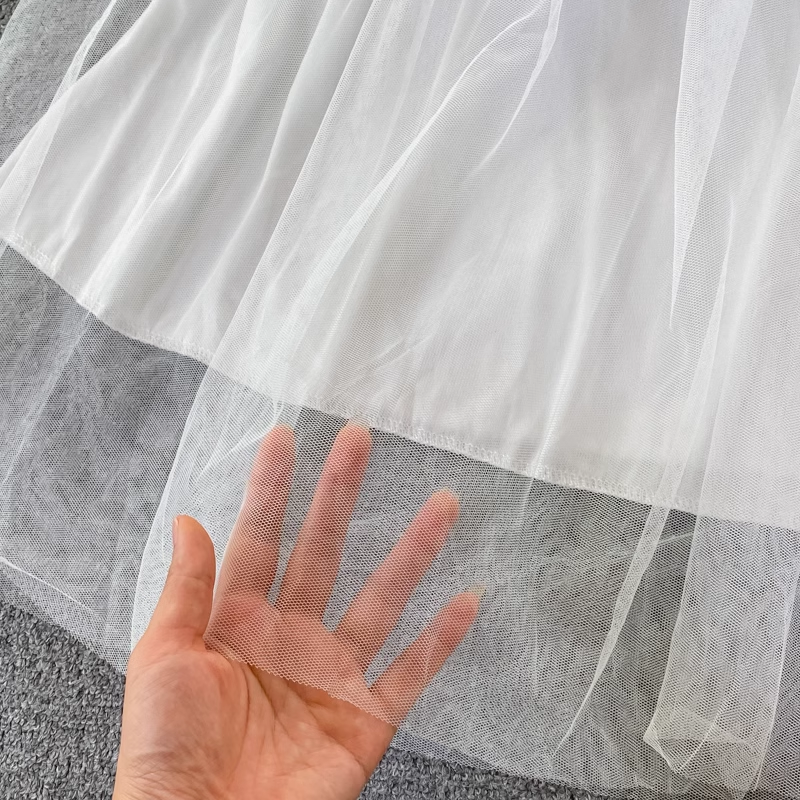 A-line maxi dress with spaghetti straps and gradient color - View 6 | Lwiis