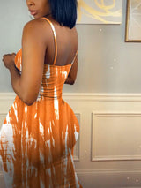 Tie Dye Midi Dress - View 12 | Lwiis