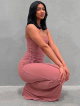 Spaghetti strap maxi dress - View 13 | Lwiis