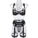 Mesh Lace Sexy Lingerie Set