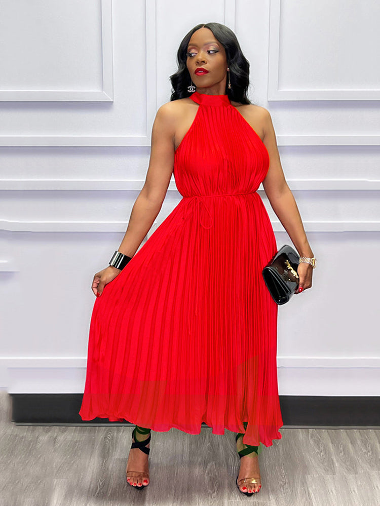Sleeveless Maxi Dress - View 6 | Lwiis