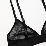 Sexy Lace Ultra-Thin Transparent Sexy Lingerie Set