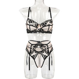 Sexy Embroidered Lace Sexy Lingerie Set
