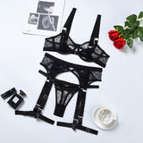 Mesh Lace Sexy Lingerie Set