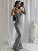 Spaghetti strap maxi dress - View 10 | Lwiis