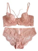 Sexy Ultra Thin Lingerie Lace Trim Lingerie Set
