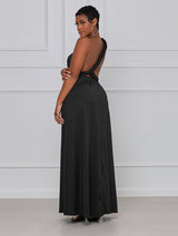 Convertible strap maxi dress - View 10 | Lwiis
