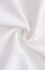 Cotton blend midi dress with puff sleeves - View 12 | Lwiis