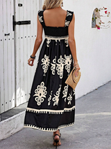Printed Maxi Dress - View 14 | Lwiis