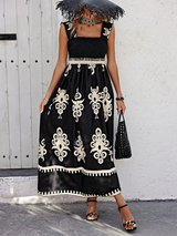 Printed Maxi Dress - View 35 | Lwiis