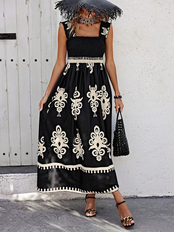 Printed Maxi Dress - View 35 | Lwiis