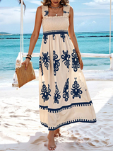 Printed Maxi Dress - View 34 | Lwiis