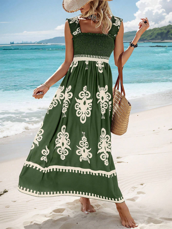 Printed Maxi Dress - View 28 | Lwiis