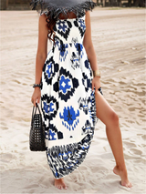 Printed Maxi Dress - View 20 | Lwiis