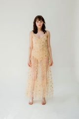 Sequin Sheer Cover-up Dress
