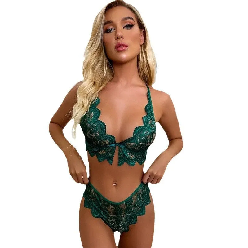 Red Sexy Lace Lingerie Set