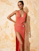 Knitted maxi dress - View 6 | Lwiis