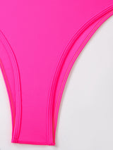 High cut one piece swimsuit - View 8 | Lwiis
