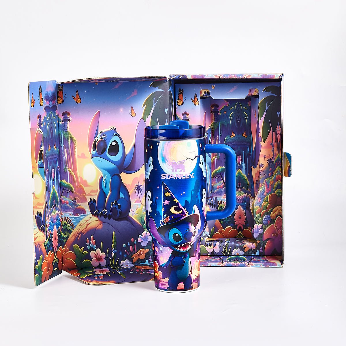 Stanley x Stitch Limited Edition Luminous Tumbler Sapphire - View 6 | Lwiis